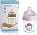 6oz Anti Colic Baby Bottle Breastfeeding for Newborn Girls by Valueder, 0-3 month, 3-6 month, Slow & Medium Flow Nipples
