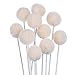 Outus Pack of 20 Wool Daubers Swab with Metal Handle for Leather Dyes or Stains