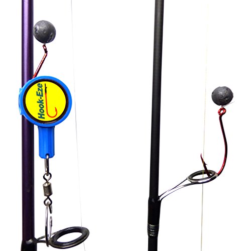 HOOKEZE Fishing Gear Knot Tying Tool for Hooks Jigs Swivels Line Cutter Cover Hooks on