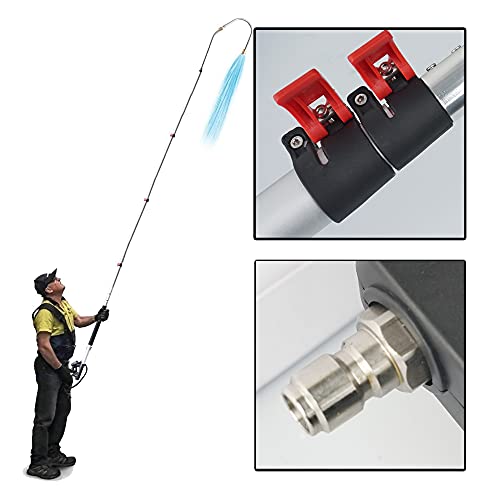 Xiny Tool 19 FT Pressure Washer Telescoping Extension Wand 4000 PSI