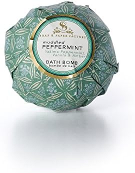 Soap & Paper Factory Block Party Muddled Peppermint Bath Bomb - 5 oz