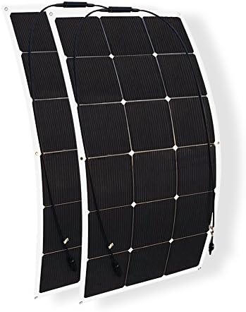 Shierleng 180w solar system kit 90w2 flexible solar panel mono high efficiency cell photovoltaic module for 12v battery RV yacht