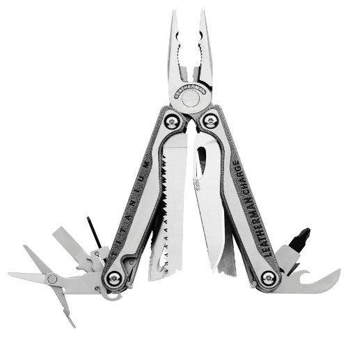 Leatherman - Charge TTI Multitool, Stainless Steel with Leather Sheath