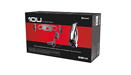 Sena 10U-SH-02 10U Motorcycle Bluetooth Communication System with Handlebar Remote for Shoei Neotec Helmet