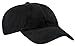 Port & Company Men's & Women's Brushed Twill Low Profile Cap-OS-Black