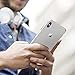 HiZiTi iPhone Xs Max Case, Thin Ultra-Slim Fit Crystal Clear Transparent Flexible TPU Phone Case Cover Compatible for iPhone Xs Max (6.5 inch) - Transparent Clear