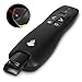 Presentation Clicker Remote Laser Pointer - Wireless USB Presenter - Slideshow PowerPoint Clicker - Compatible with Win10︱MAC - Support PPT︱Keynote︱Google Slides (6400A)