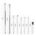 8 Pcs Ear Pick, MUIIGOOD Earwax Removal Kit Ear Cleansing Tool Set, Ear Curette Stainless Steel Ear Hygiene Care Sets with a Cleaning Brush & Storage Box