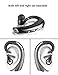 [New]Bluetooth Headset,Coolbit V4.0 Wireless Bluetooth Headphones Lightweight Ear Hanging Earphones with Noise Cancelling Mic Earbuds Hands Free Business Earpiece for Phones,Office,Skype,Driver(Black)