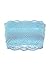 Bozzolo Women's Floral Lace Lining Crop Stretch Layer Bandeau Tube Bra Top Bralette