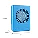 Aromandina Globalstore Personal Necklace Fan, Small USB Fan Portable Desk Battery Operated 3 Speeds for Office Home Table(18650 Battery Included) (Blue)