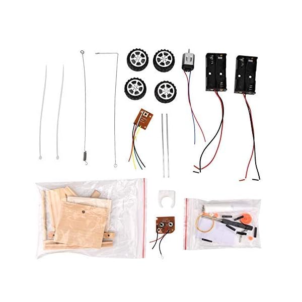 Montage Auto Modell DIY Montiert RC Auto Spielzeug Elektrische Fernbedienung Fahrzeug Kit Kinder Handgemachte Playset… – Bild 4