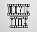 MOVIE TIME Words Home Theater Decor Metal Wall Art