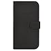 Droid Turbo Case, Abacus24-7 Wallet with Flip Cover and Stand, Black