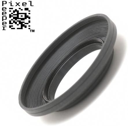 49mm Wide Angle Rubber Lens Hood. Fold Back Design, Anti-Flare.