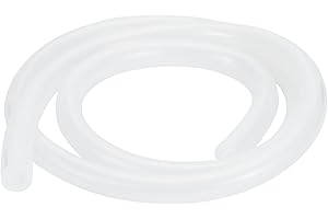 HEROFFIX 1 Pcs for Air and Water Silicone Vacuum Tubing Hose High Temperature Automotive Vacuum Line 3.3FT 5/16" 8mm ID 2mm Thickness Clear Silicone