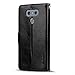 J&D Case Compatible for LG G6 / LG G6 Plus Case, Wallet Stand Slim Fit Heavy Duty Protective Shock Resistant Flip Cover Wallet Case for LG G6 Plus, LG G6 Wallet, Black