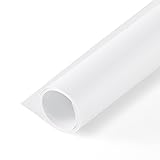 Goshoot 47x118in/1.2x3m White PVC Backdrop for