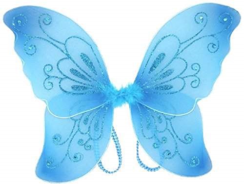 Sparkling Fairy Costume Butterfly Wings Select Color: Pink (Blue)