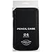 Speedball Art Products Genuine Leather Storage Case for Pencils, Markers, Pens and Art Supplies Holds Up to 24 Standard Pencils, Black