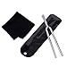 QIYUN Tuning Fork, A440Hz Tuning Fork - Standard A 440 Hz Violin Guitar Tuner Instrument with Soft Shell Case and Cleaning Cloth