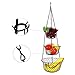 MALMO 3 Tier Wire Hanging Basket (black)