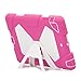 iPad Mini Case, ACEGUARDER Full Body Protective Rubber Hard Standing Cover (Impact Resistant) (Shockproof) (Kidsproof) with Screen Protector for Apple iPad Mini 1 2 3 (Pink White)