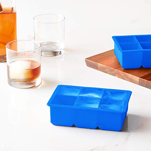 image for Tovolo 81-21754 Inch Large King Craft Ice Mold Freezer Tray of 2