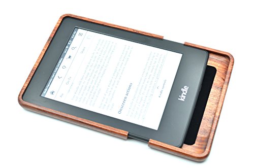 VolksRose Amazon Kindle Paperwhite Wooden Case - Rosewood Adam and Eve - Premium Quality Natural Bamboo / Wood Cover for All Kindle Paper White Versions - Thumbnail 5