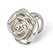 2pcs Antique Silver Rose Shape Cabinet Drawer Furniture Door knob Handle Pull Hardware 33mm