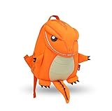 Coavas Kids Backpack - Funny Dinosaur Backpack Cute Orange - Gift For Toddlers