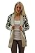 girltalkfashions Women Chuncky Leopard Print Long Sleeve Cardigan (L) Beige