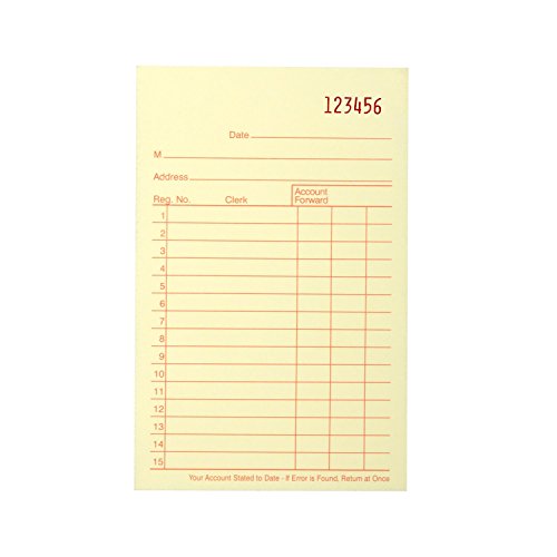 E-Clips 22569 Sales Order Receipt Invoice Book, 50 Carbonless 2 Part White and Canary Yellow Copies, 3.33 x 5.5 Inch 1-Book