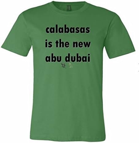 Drake &amp; Kanye West Calabasas is the new Abu Dubai T-shirt (large, green)