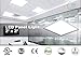 2 Pack LED panel light 2x2 Ft 40W Dimmable,0-10v, 4500 Lumen,100-277v, White Frame, 5000K (Daylight), UL Listed, DLC-Qualified