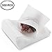 300PCS Tea Filter Bags, Disposable Empty Tea Bags, Loose Leaf Tea Infuser, Safety and Environmental Food-Grade Drawstring Tea Bag (3.15x3.94'')