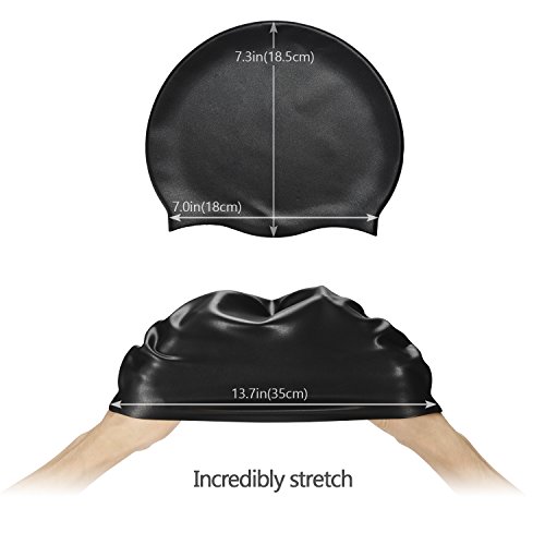 Caballus Swimming Cap Premium Silicone Swim cap by - Thumbnail 2