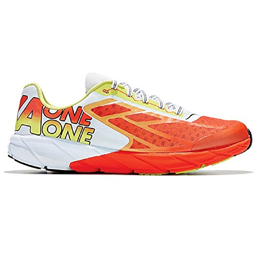 Mens Hoka One One Tracer Running Shoe Cherry Tomato Acid