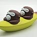 A di Alessi Banana Bros Salt and Pepper Shakers