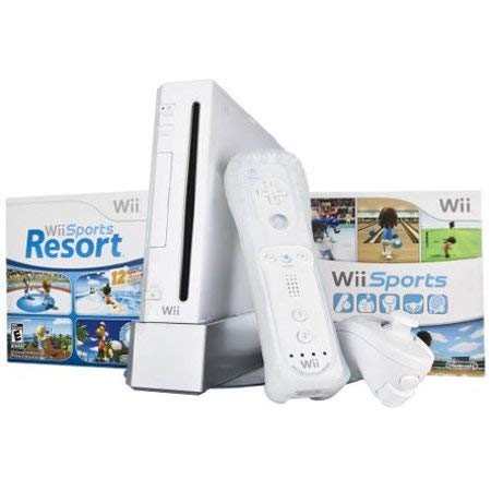 Wii Console w/ Bonus Wii Sports Resort & Wii MotionPlus Bundle