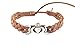 Claddagh Pleated Leather Look Bracelet