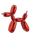Balloon Dog Figurine Statue Home Decor - Red Metallic Finished
