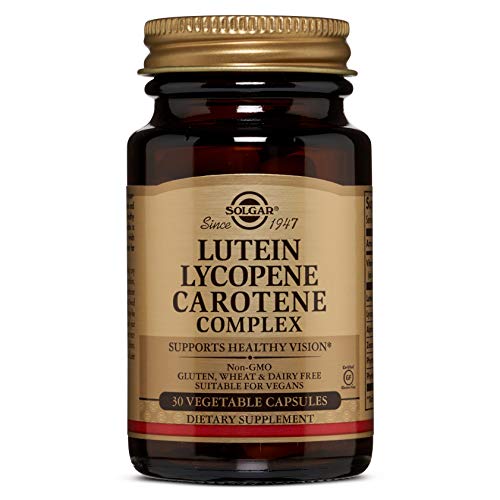 Solgar Lutein Lycopene Carotene Complex Vegetable Capsules, 30 Count in