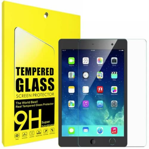 DIGITAL VANGUARD DISCOVERING POSSIBILITIES DV Screen Protector for iPad Latest 9H Hard Surface Tempered Glass Delicate Touch HD Display Full Coverage (iPad 9.7 (5th 6th Gen - Air- Air 2))