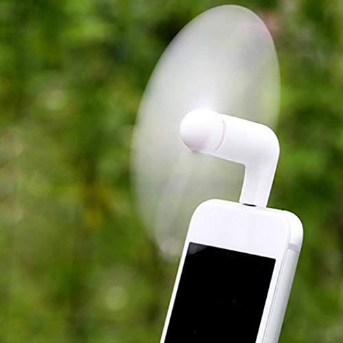 Mini Portable Lightweight USB Fan Plug & Play Sports Travel Camping Cooling Fan Phone Accessory Compatible for iPhone