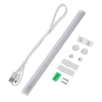 Windwinevine Under Cabinet LED Light Bar Ultra Slim Dimmable Cool-Touch Design USB Charging Interface Great for Kitchen 1610