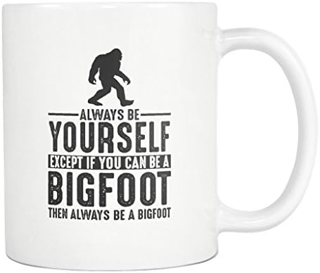 Bigfoot Coffee Mug Funny Gift Tea Cup White 11oz