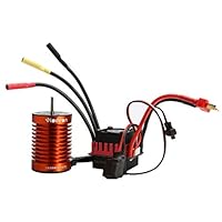 TKI-S Rc Toy Accessories Fully Waterproof Brushless Motor for High Purity Copper Winding Power Conversion for 1:10 Size Flat Road Sports Cars and Off-Road Vehicles 1.4×2in F540 F540 3930KV
