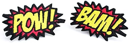 BAM! POW! Comic Book Burst Hair Clips.
