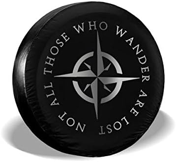 The Lord of The Rings Universal Tire Cover PVC Leather Waterproof Dust-Proof Wheel Tire Cover Fit for RV